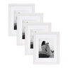 Kieva 11x14 matted to 8x10 Wood Picture Frame, Set of 4