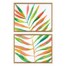 Sylvie Palma No. 2 1 and 2 Framed Canvas Art Set by Jessi Raulet of Ettavee