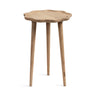 Alezar Scallop Wood Side Table