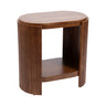 Cakora Capsule Wood Side Table
