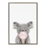 Sylvie Bubble Gum Koala Framed Canvas by Amy Peterson Art Studio
