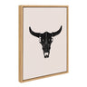 Sylvie Western Skull Framed Canvas by Honey Island Studio