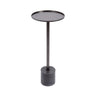 Vanora Metal and Marble Drink Table