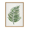 Sylvie Green Fern Framed Canvas by Patricia Shaw