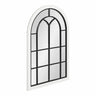 Joffrey Arch Windowpane Framed Wall Mirror