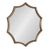 Lalina Scalloped Round Framed Accent Mirror
