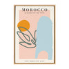 Sylvie Travel Poster Morocco No.1 Framed Canvas by Chay O.