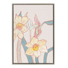 Sylvie Pine Ridge Daffodils Framed Canvas by Kate Aurelia Holloway