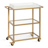 Giles Metal Bar Cart with Tray