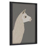 Blake Llama Larry Framed Printed Wood by Rocket Jack
