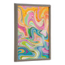 Blake Marble 27 Framed Printed Glass by Jessi Raulet of Ettavee