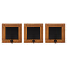 Jeran Wall Mounted Wood Chalkboards 3 Piece Set