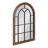 Joffrey Arch Windowpane Framed Wall Mirror