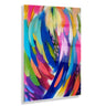 Bright Brush Strokes Floating Acrylic Art by Jessi Raulet of Ettavee