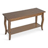 Lillian Wood Bench with Shelf