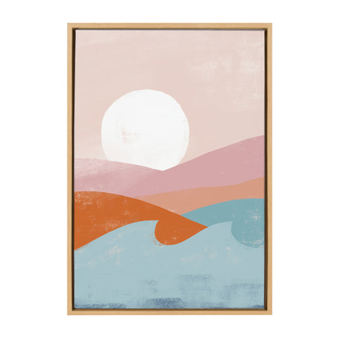 Sylvie Endless Summer Vertical Framed Canvas by Kate Aurelia Holloway
