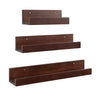 Levie Wooden Picture Ledge Wall Shelf Set