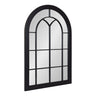 Joffrey Arch Windowpane Framed Wall Mirror