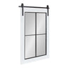 Cates Windowpane Framed Wall Mirror