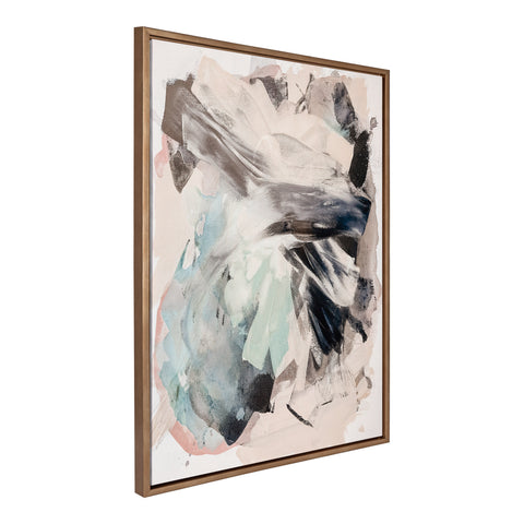 Sylvie Painted Flow II Framed Canvas by Amy Lighthall