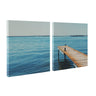 Etang de Thau Canvas Art Set by Laura Evans
