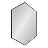 Rhodes Framed Hexagon Wall Mirror