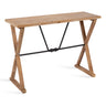 Travere Wood and Metal Console Table