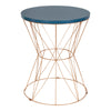 Mendel Round Metal Accent Table