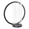 Khauli Round Metal Wall Sconce, Black 12" Diameter