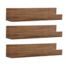 Levie Wooden Picture Ledge Wall Shelf Set