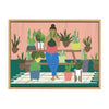 Sylvie Plant Lady Framed Canvas by Queenbe Monyei
