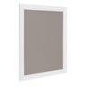 Bosc Framed Gray Linen Fabric Pinboard