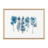 Sylvie Blue Blooms Framed Canvas by Patricia Shaw