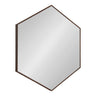 Rhodes Framed Hexagon Wall Mirror