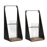 Blackwell Metal and Wood Sconce Set