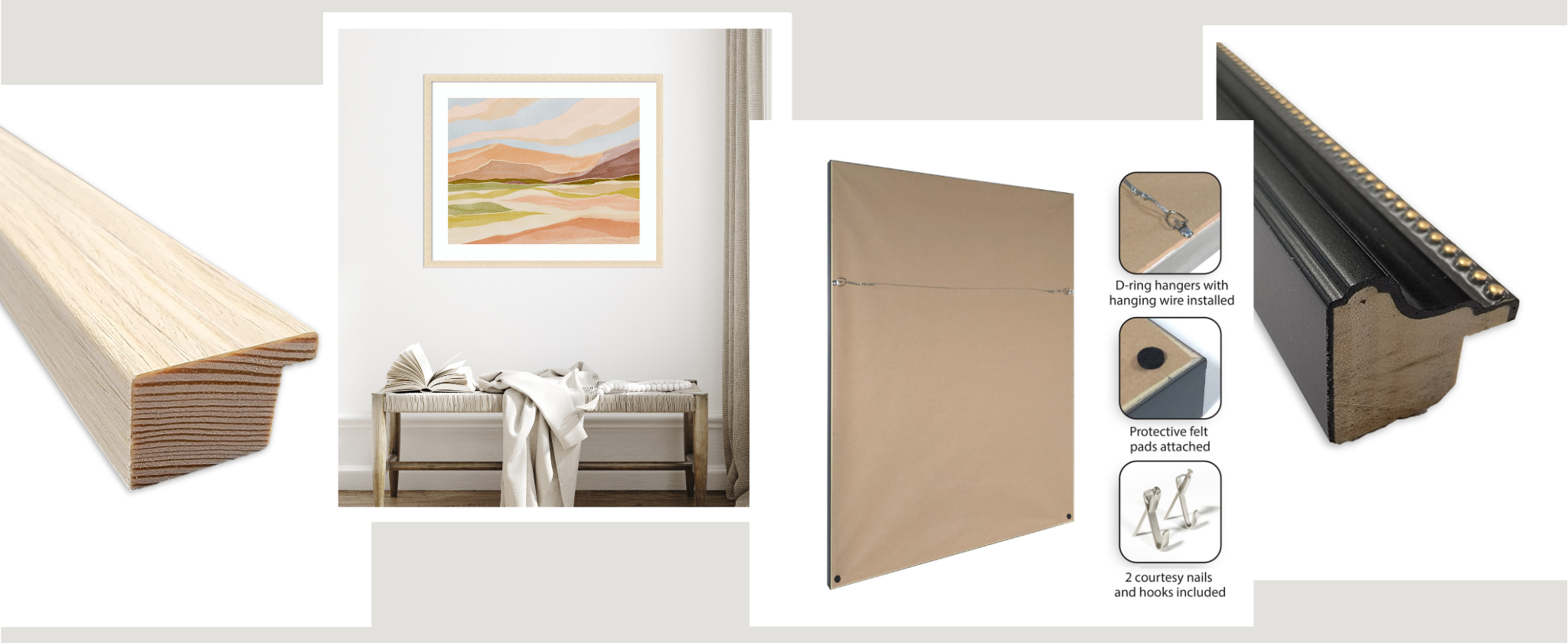 Framed Art-High End Wood Framed