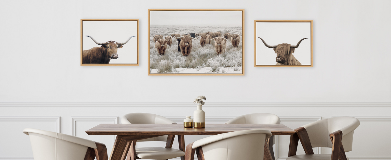 Art theme Cow