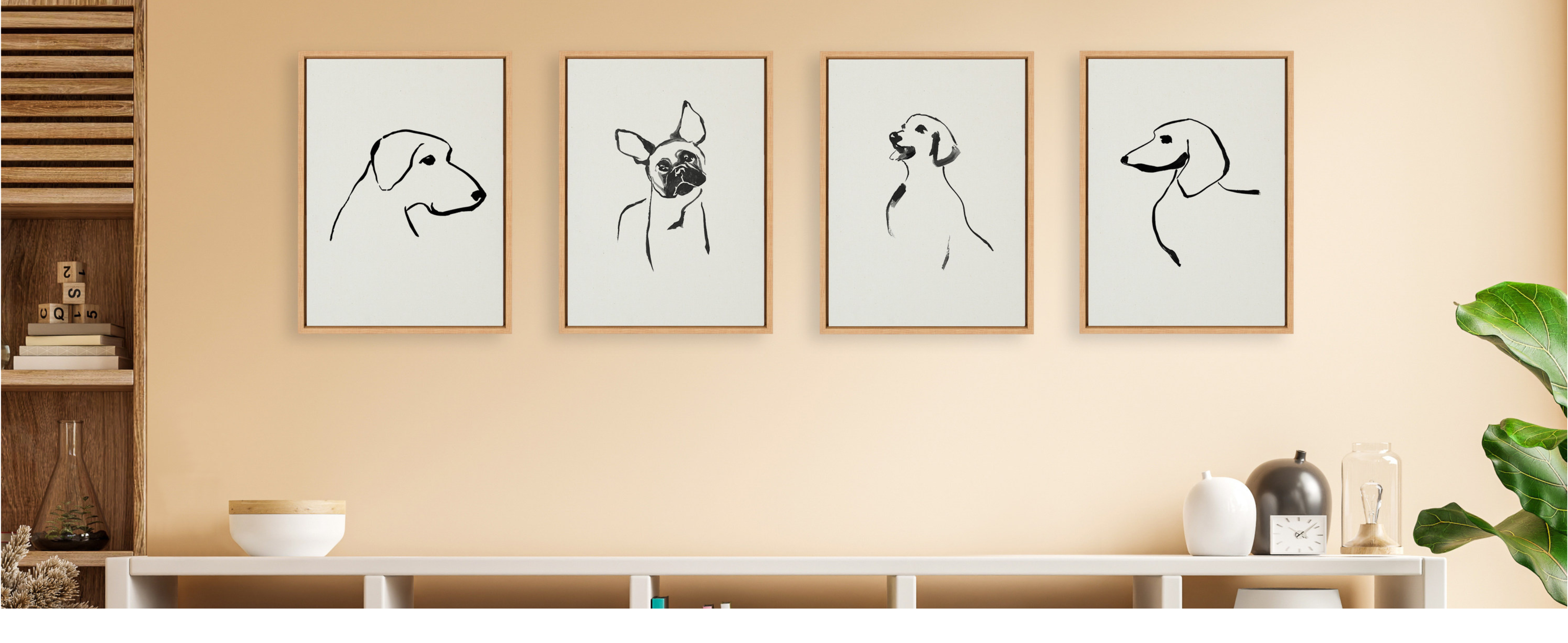 Art Theme Dogs