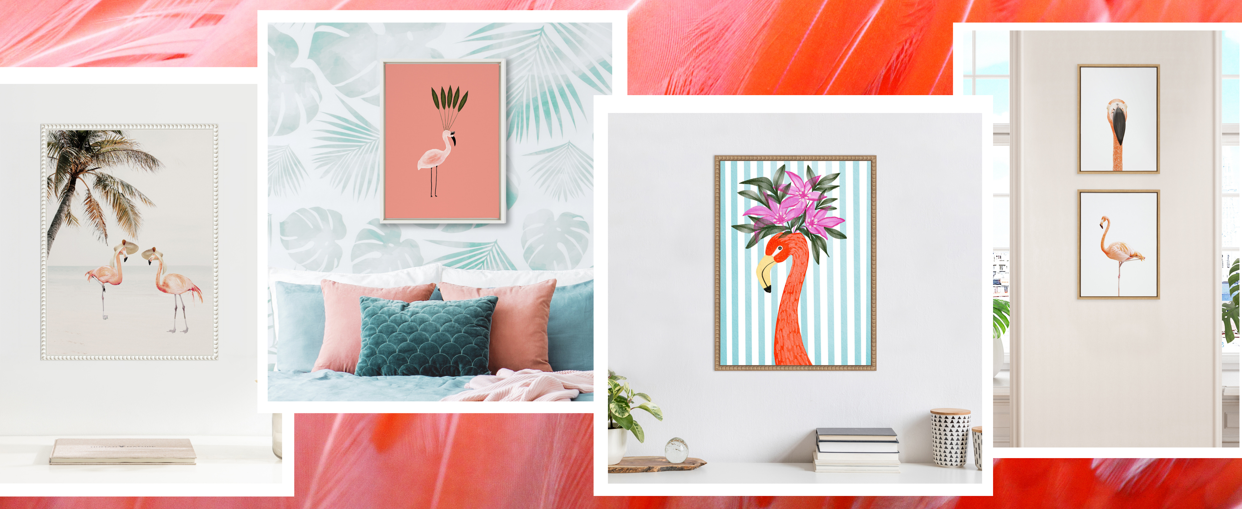 Art Theme Flamingo
