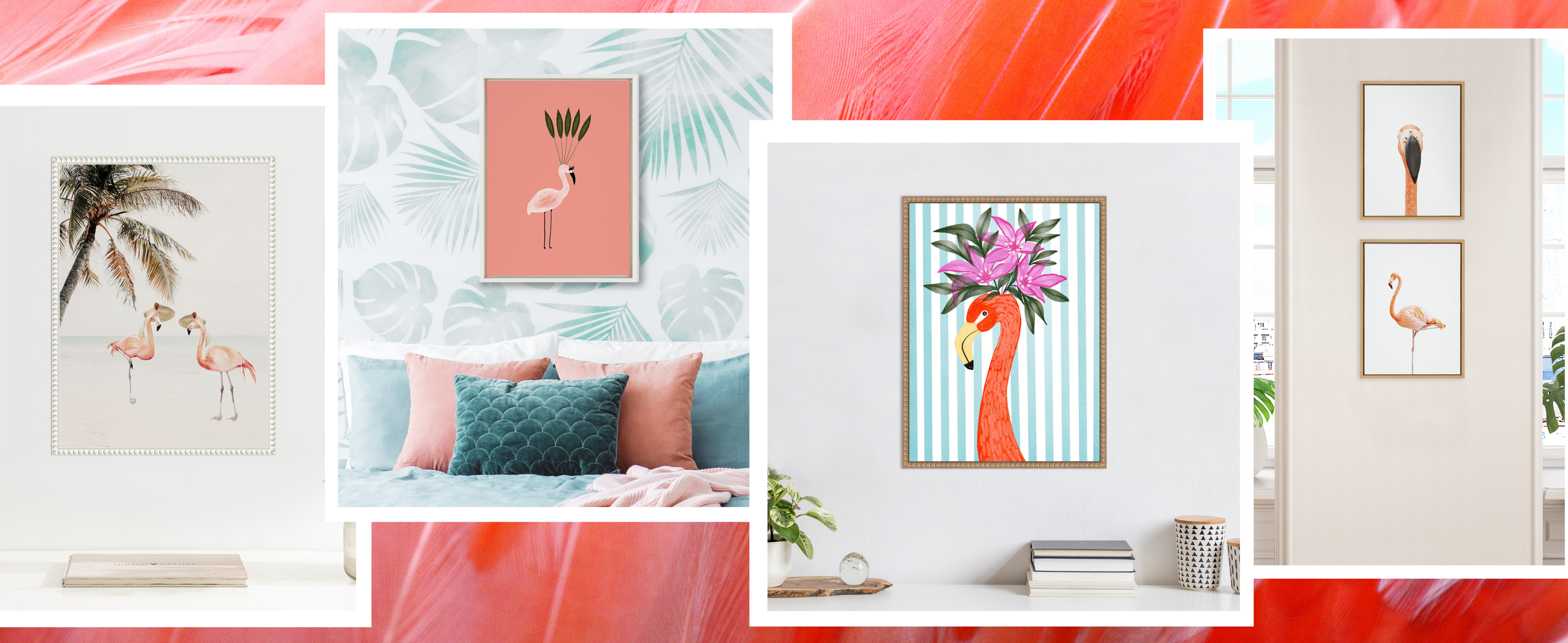 Art Theme Flamingo