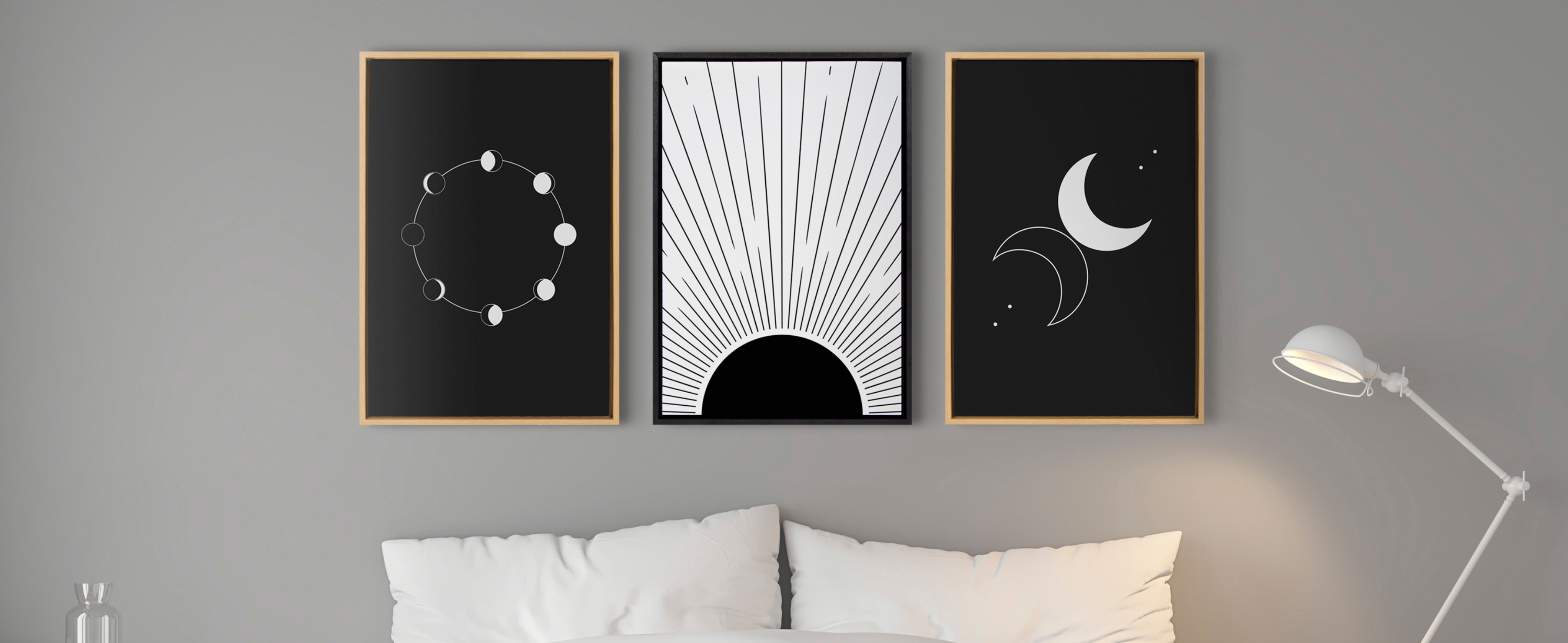 Art theme Moons