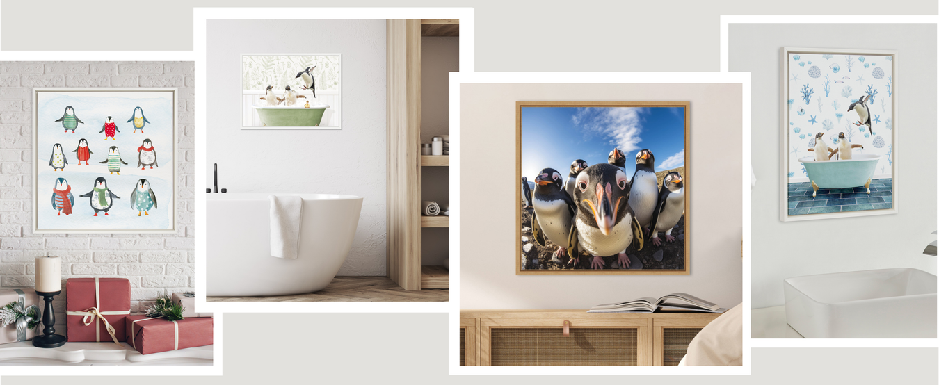 Art Theme Penguin