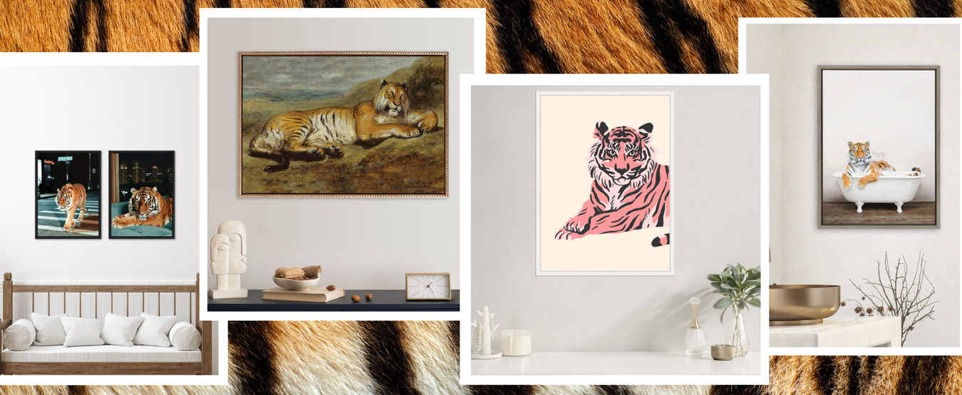 Art Theme Tiger