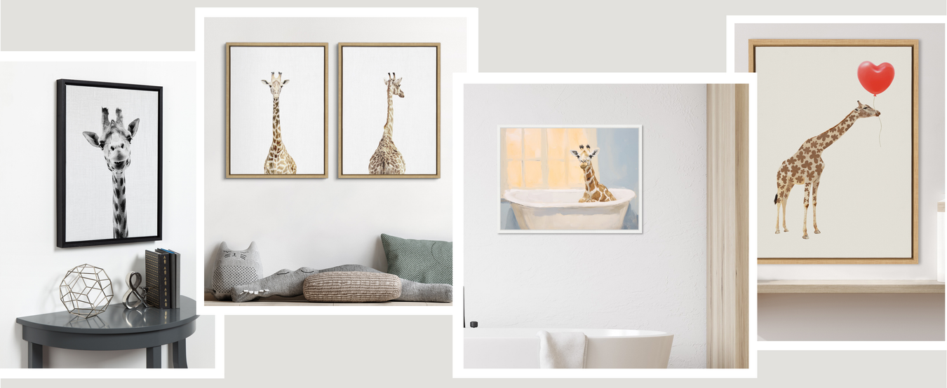 Art Theme Giraffe