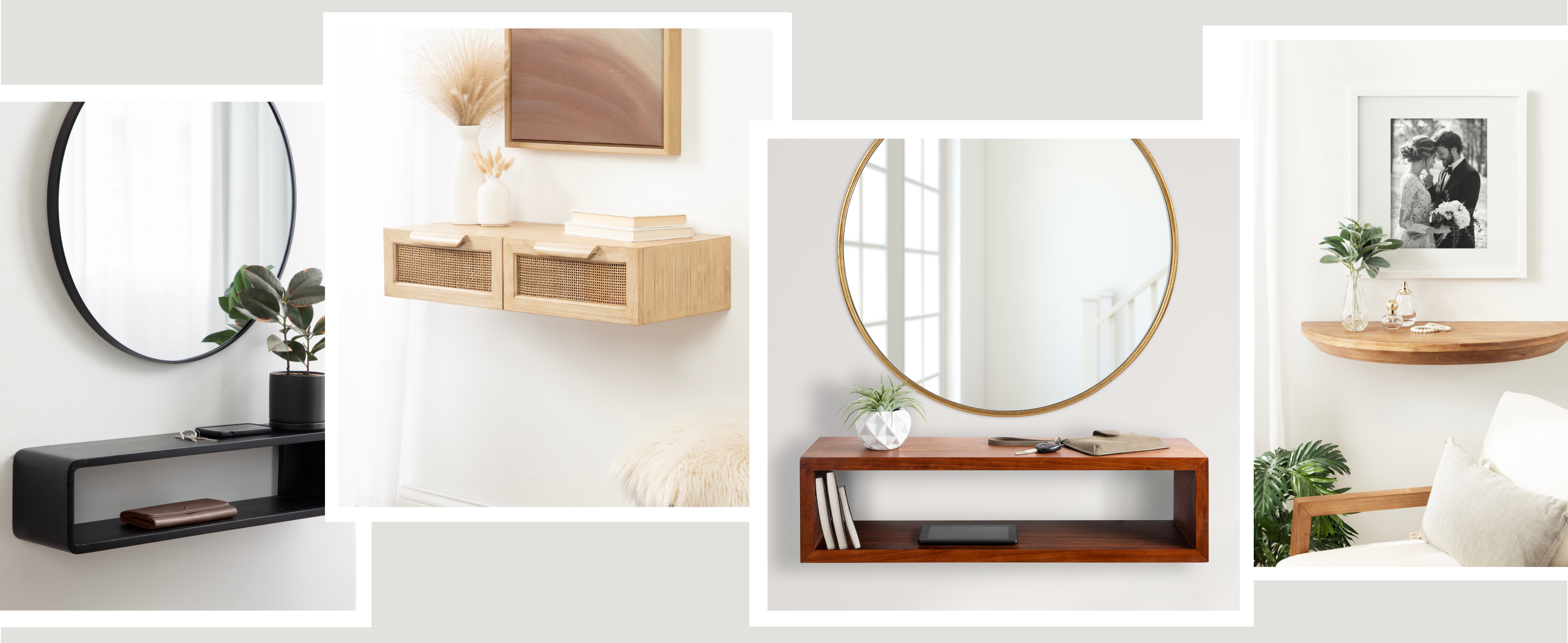 Floating Console Table