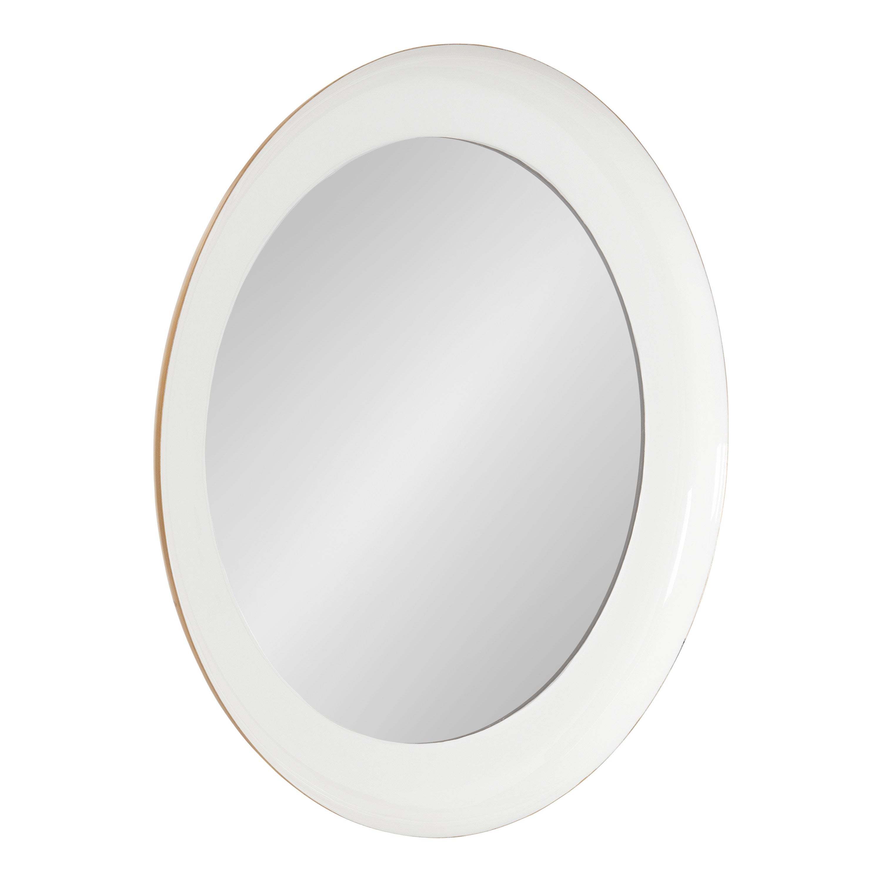 Round Mirror White Gold 22x22 1
