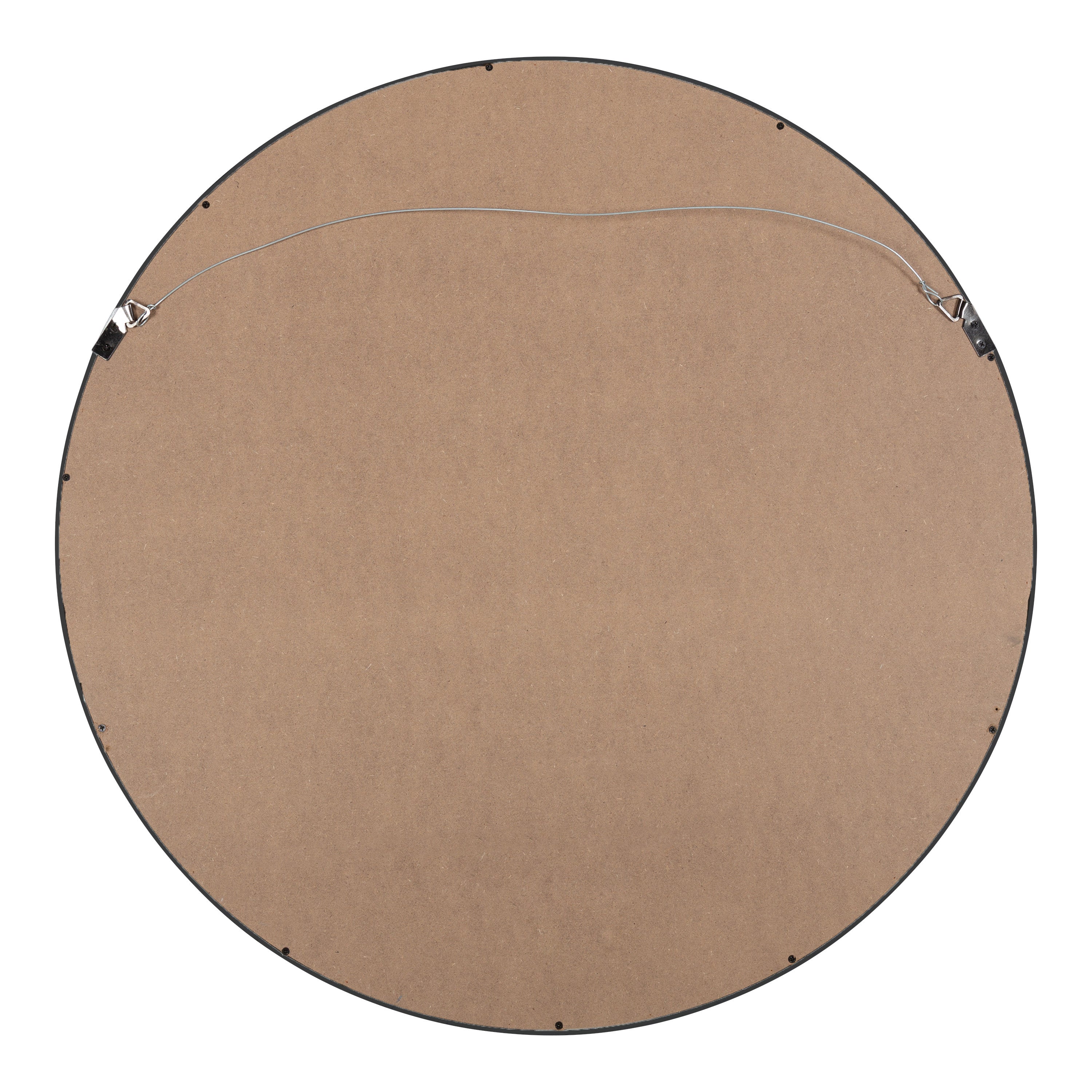 Wheeler Round Framed Wall Mirror