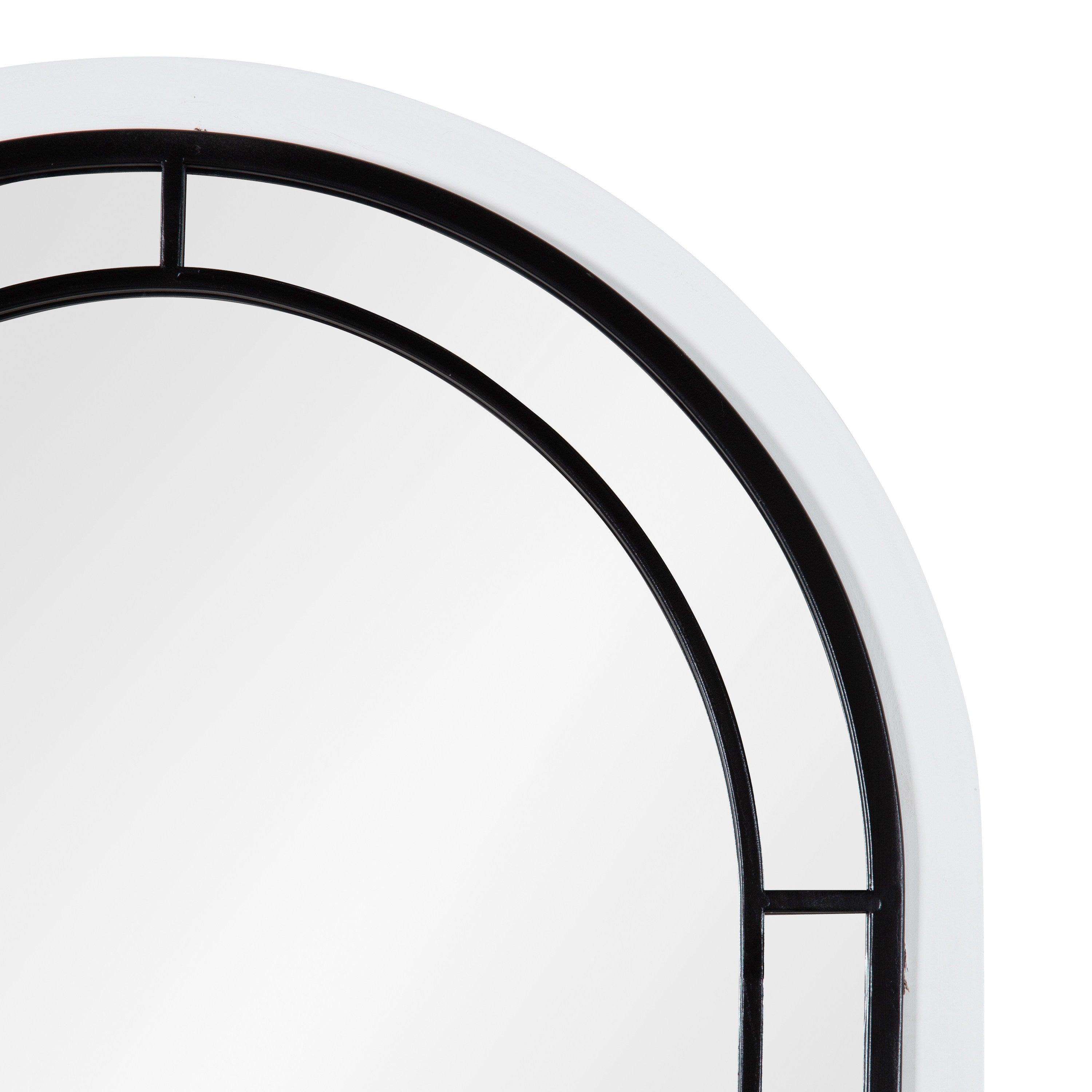 Arch Mirror White 24x36 3