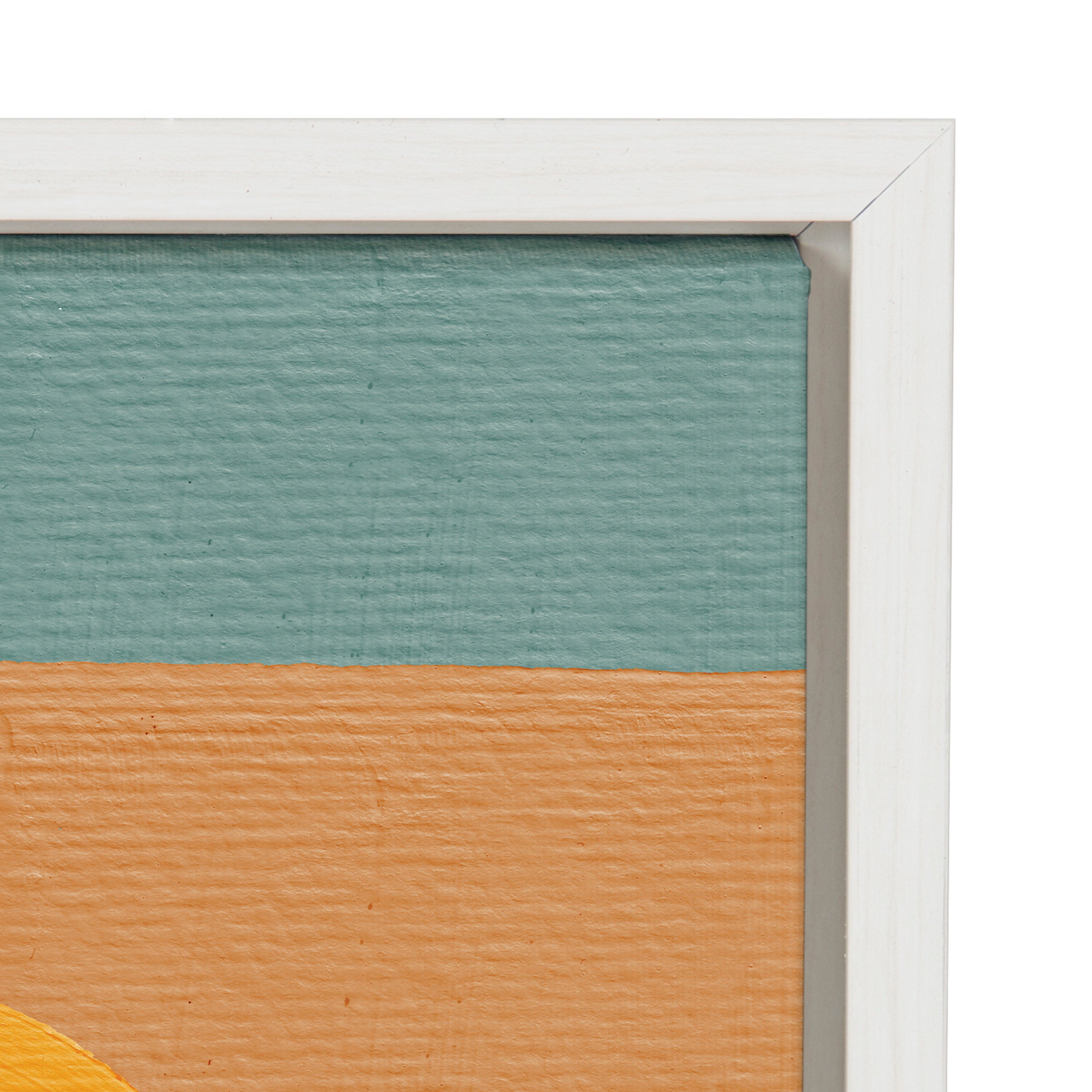 Sylvie Sunset Waves Framed Canvas by Cat Coquillette