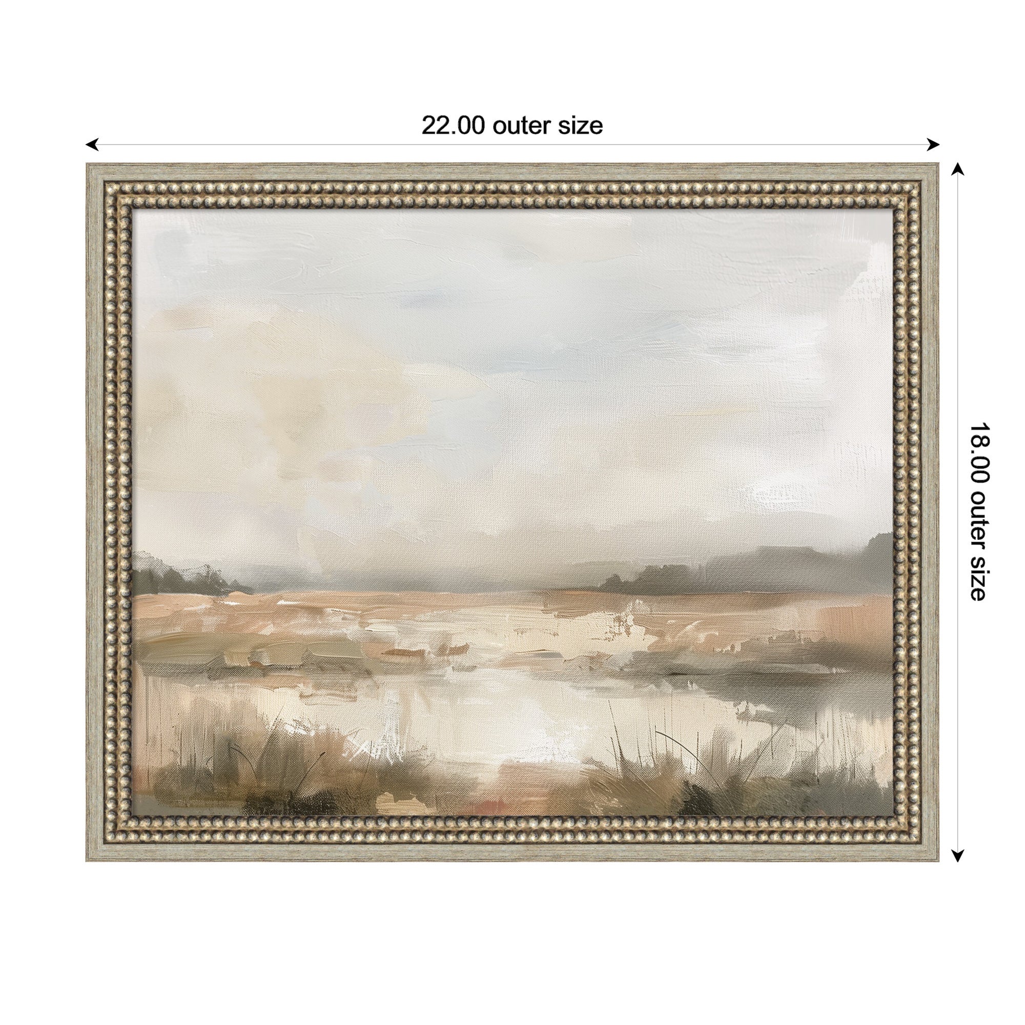 Mounted Canvas 22x18 Castellan Silver 6